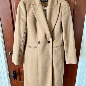 J. Crew Women's Camel Trench Coat